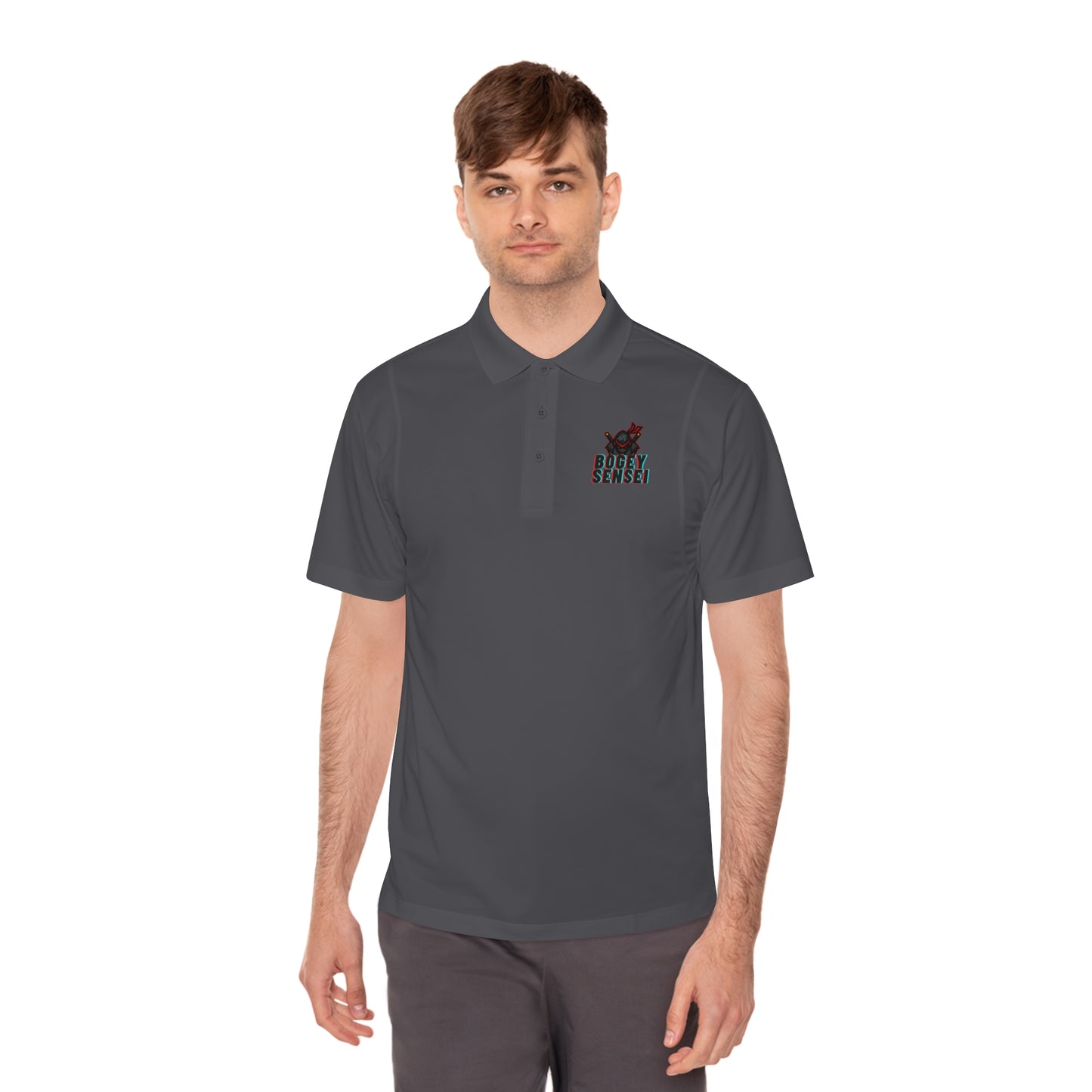 Men's Sport Polo Shirt - Funny - Bogey Sensei