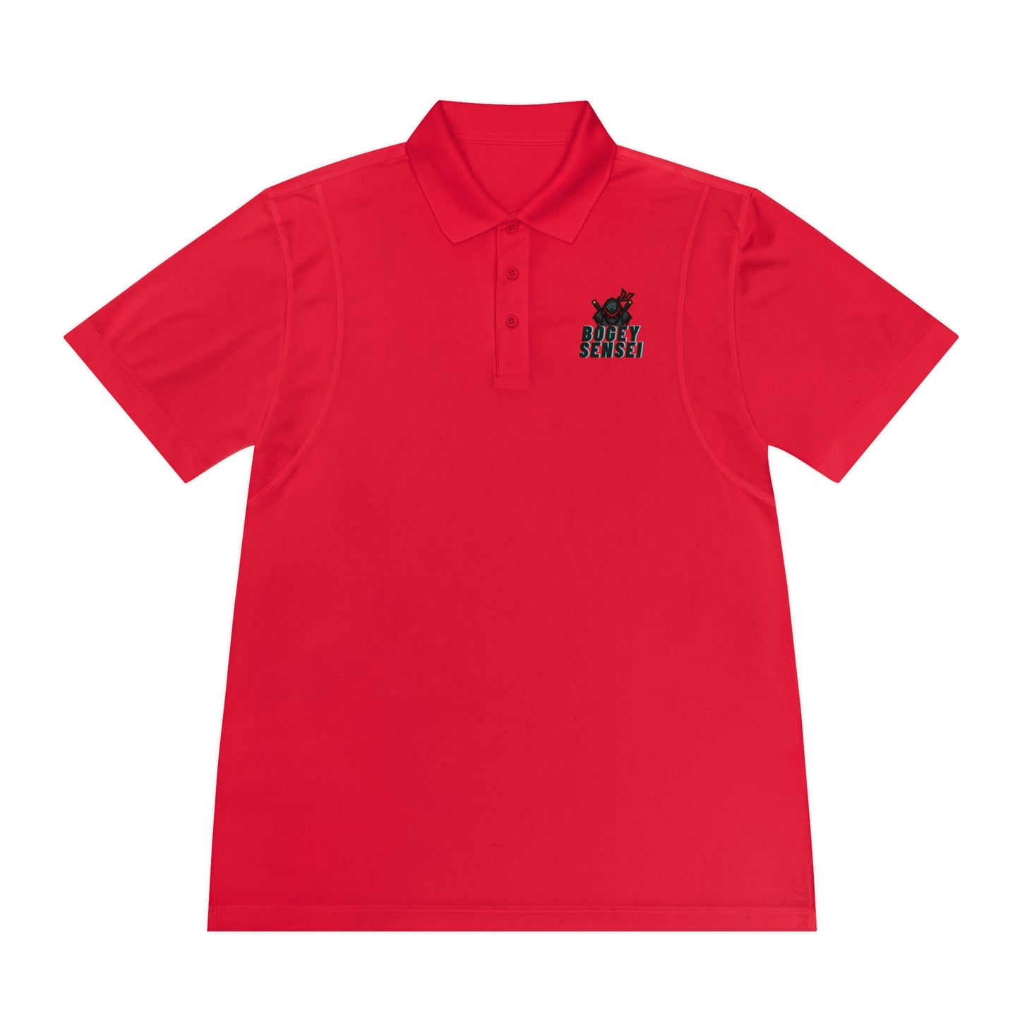 Men's Sport Polo Shirt - Funny - Bogey Sensei