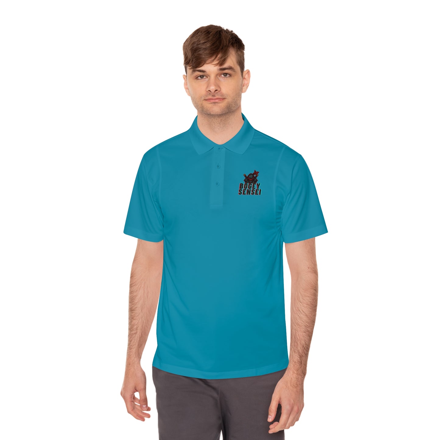Men's Sport Polo Shirt - Funny - Bogey Sensei
