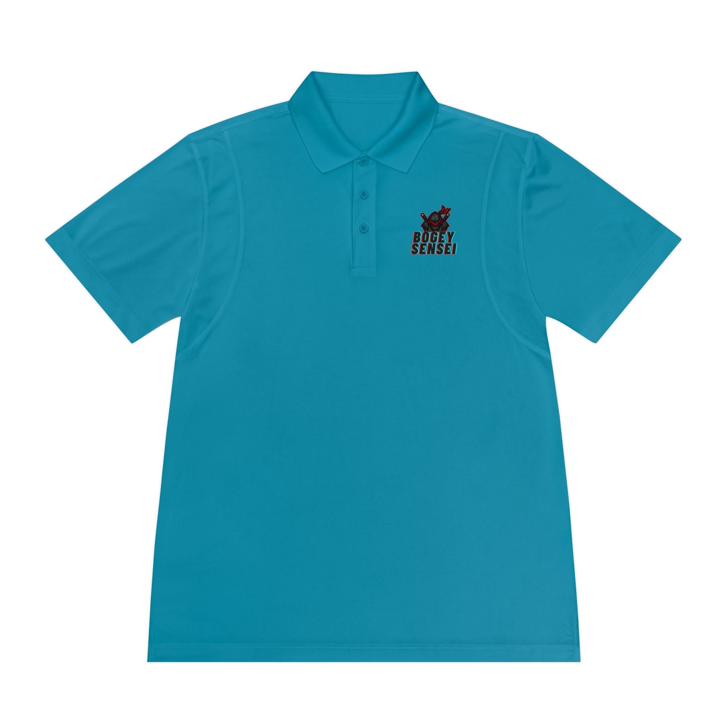 Men's Sport Polo Shirt - Funny - Bogey Sensei