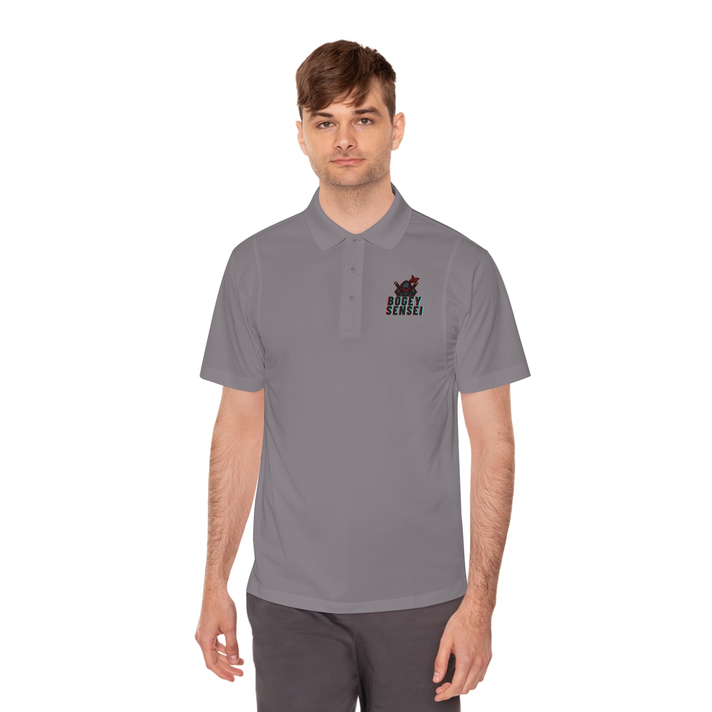Men's Sport Polo Shirt - Funny - Bogey Sensei