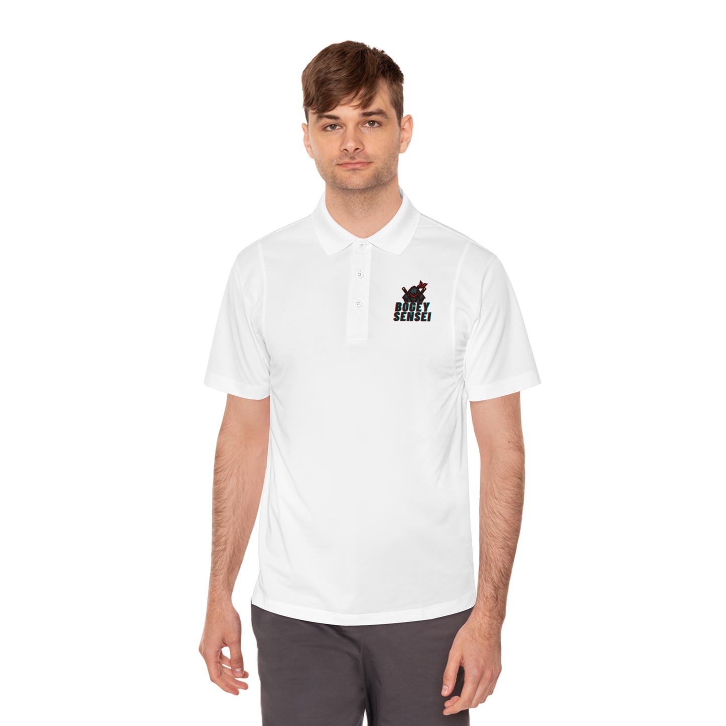 Men's Sport Polo Shirt - Funny - Bogey Sensei
