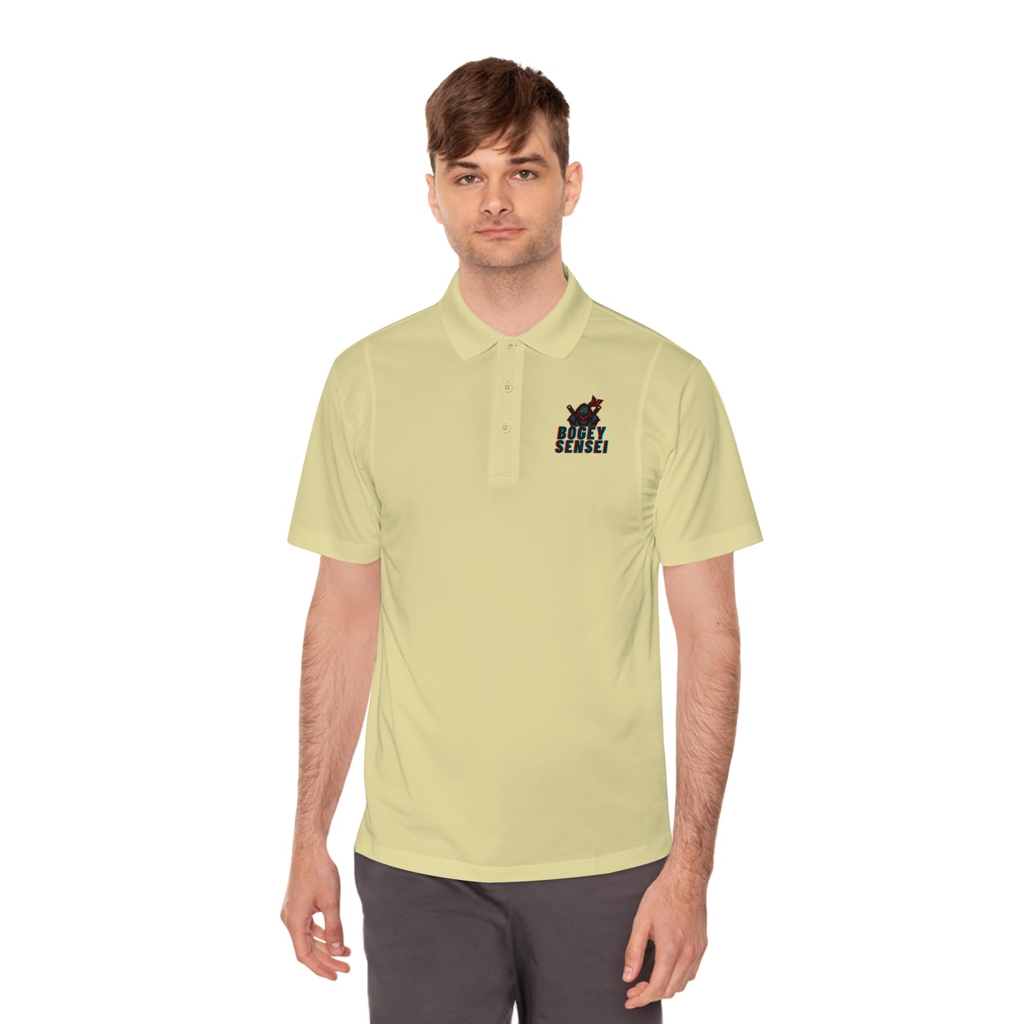 Men's Sport Polo Shirt - Funny - Bogey Sensei