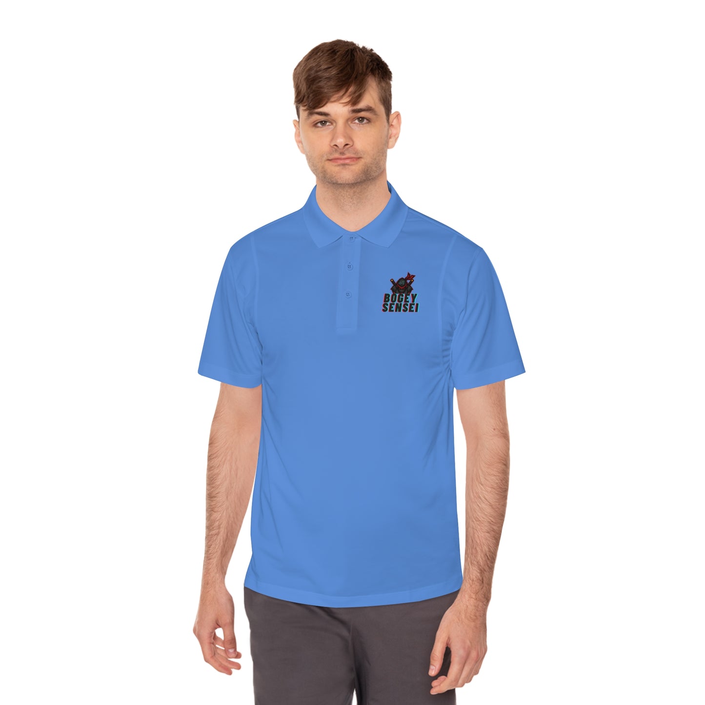 Men's Sport Polo Shirt - Funny - Bogey Sensei